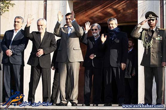 بدرقه احمدی نژاد بازهم بدون حضور "نماینده رهبری" + تصاویر مقایسه ای