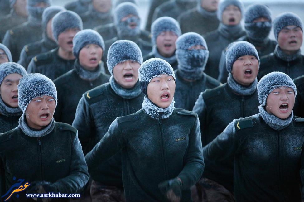 سربازان یخ زده (تصویر)