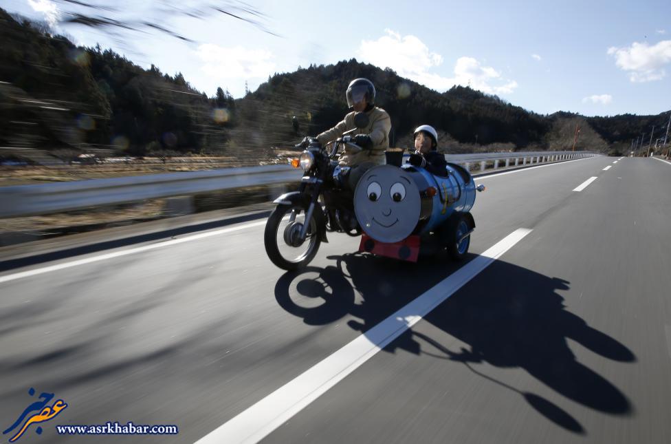 (عکس)بامزه ترین موتور سیکلت
