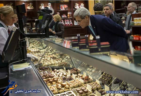 آقای وزیر خارجه در شیرینی فروشی (عکس)