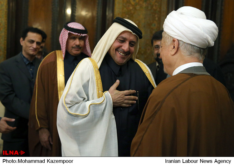 دیدار رئیس قوه قضائیه قطر با آیت الله هاشمی(هاشمي)