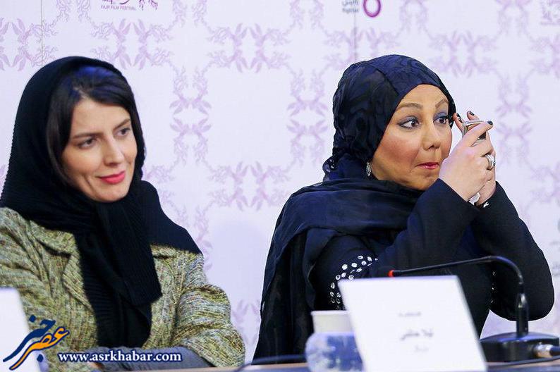 بهنوش بختیاری و لیلا حاتمی در جشنواره(عکس)