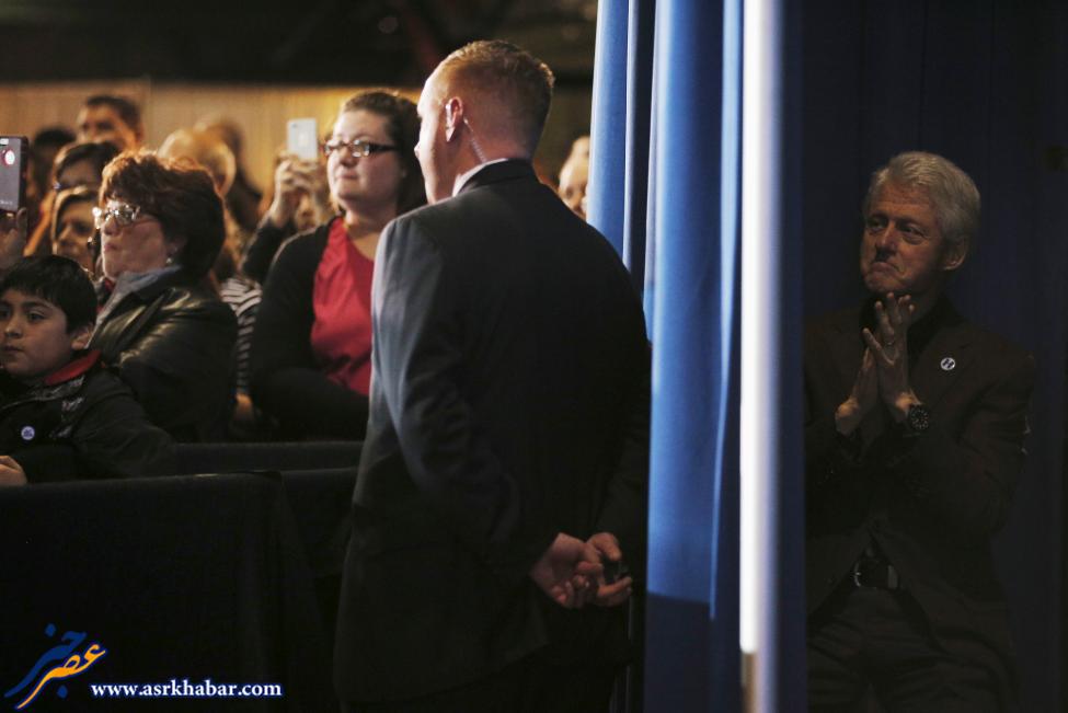 نقش بیل کلینتون در مبارزات هیلاری (عکس)