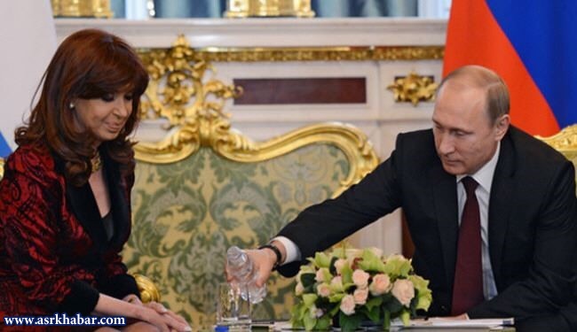 سنگ‎تمام ‎پوتین ‎برای‎ خانم‎ رئیس‌جمهور/عکس