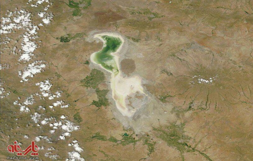 جدیدترین عکس از دریاچه ارومیه