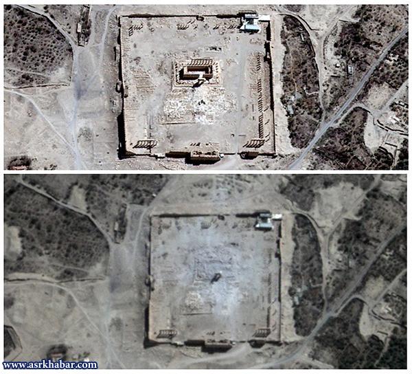 داعش معبد باستانی «بل» را نابود کرد (عکس)