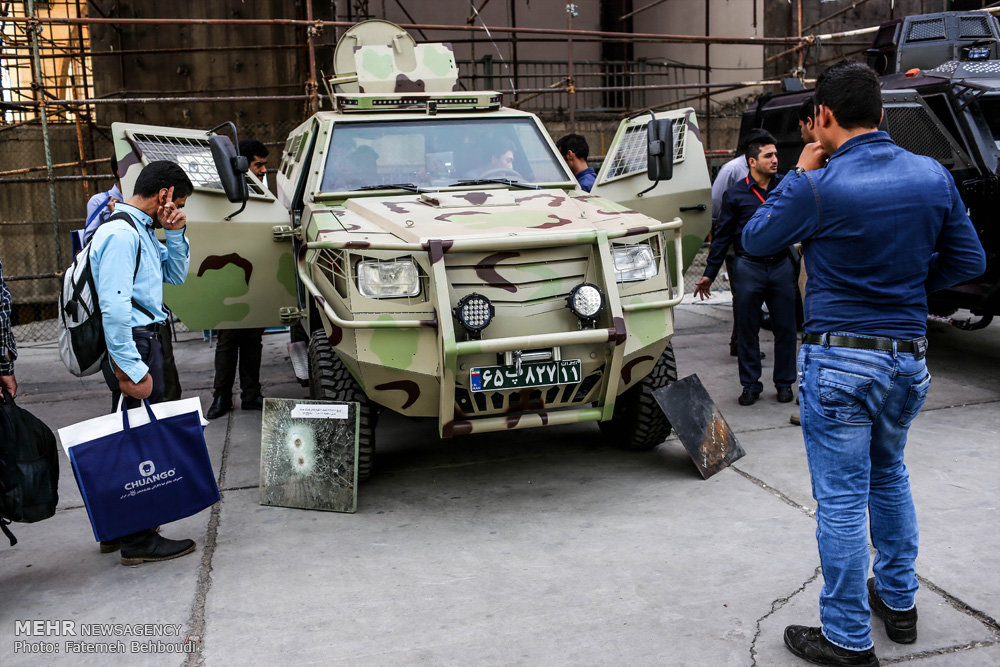 عکس: خودرو زره پوش جدید نیروی انتظامی