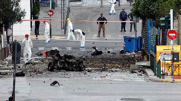 انفجار بمب در مرکز شهر آتن