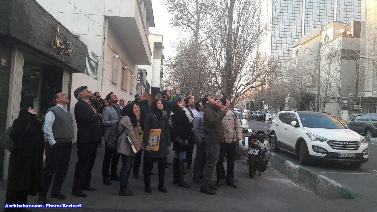 شلیک ضدهوایی در مرکز تهران (+فیلم)
