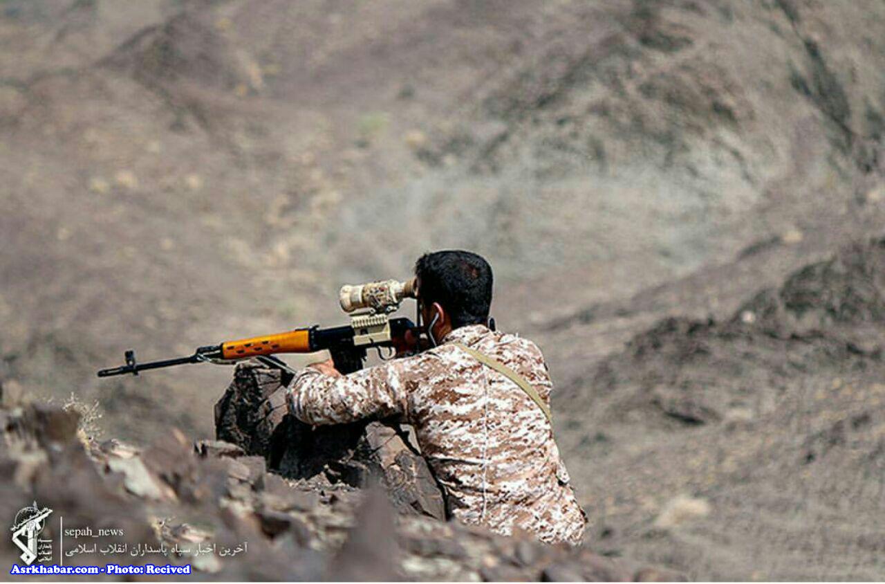 تک تیراندازان سپاه در مرز ایران (عکس)