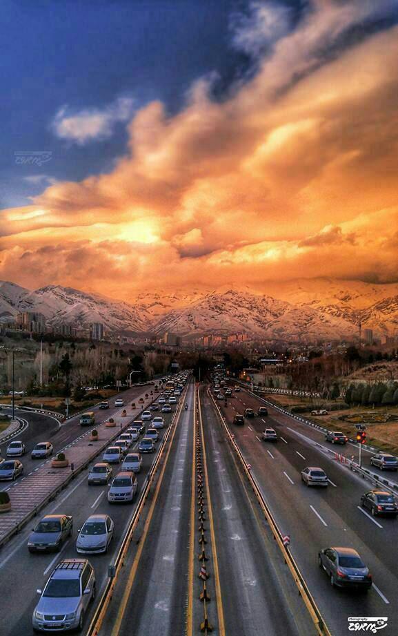 تصویری دیدنی از تهران