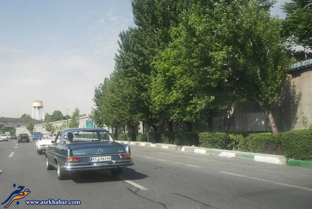 پدربزرگ های بنز در خیابان های تهران (عکس)
