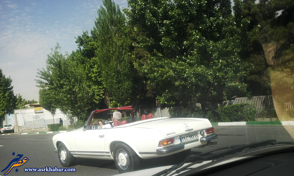 پدربزرگ های بنز در خیابان های تهران (عکس)