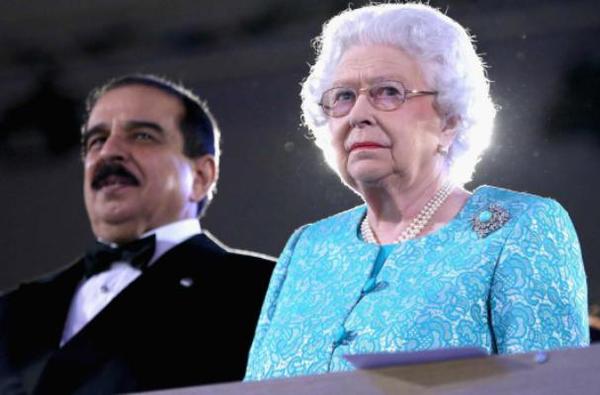 پادشاه بحرین سوژۀ انگلیسی‌ها شد +عکس