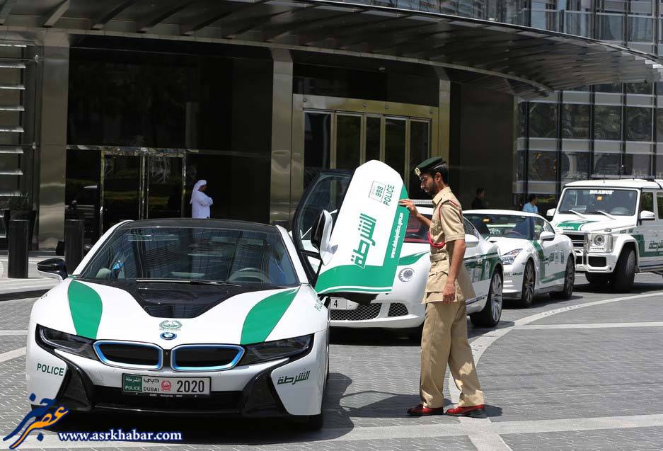 عکس: خودروی گرانقیمت جدید پلیس دبی