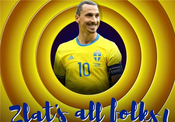 زلاتان از تیم ملی سوئد خداحافظی کرد +عکس