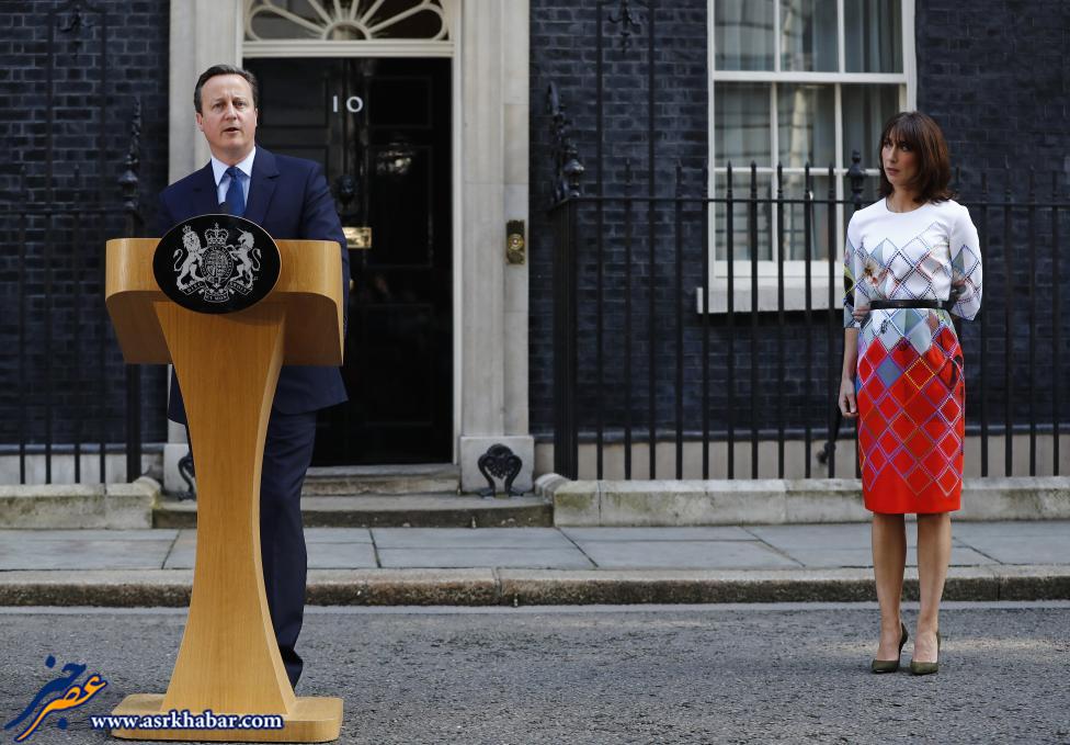 لباس زیبای همسر نخست وزیر انگلیس (عکس)