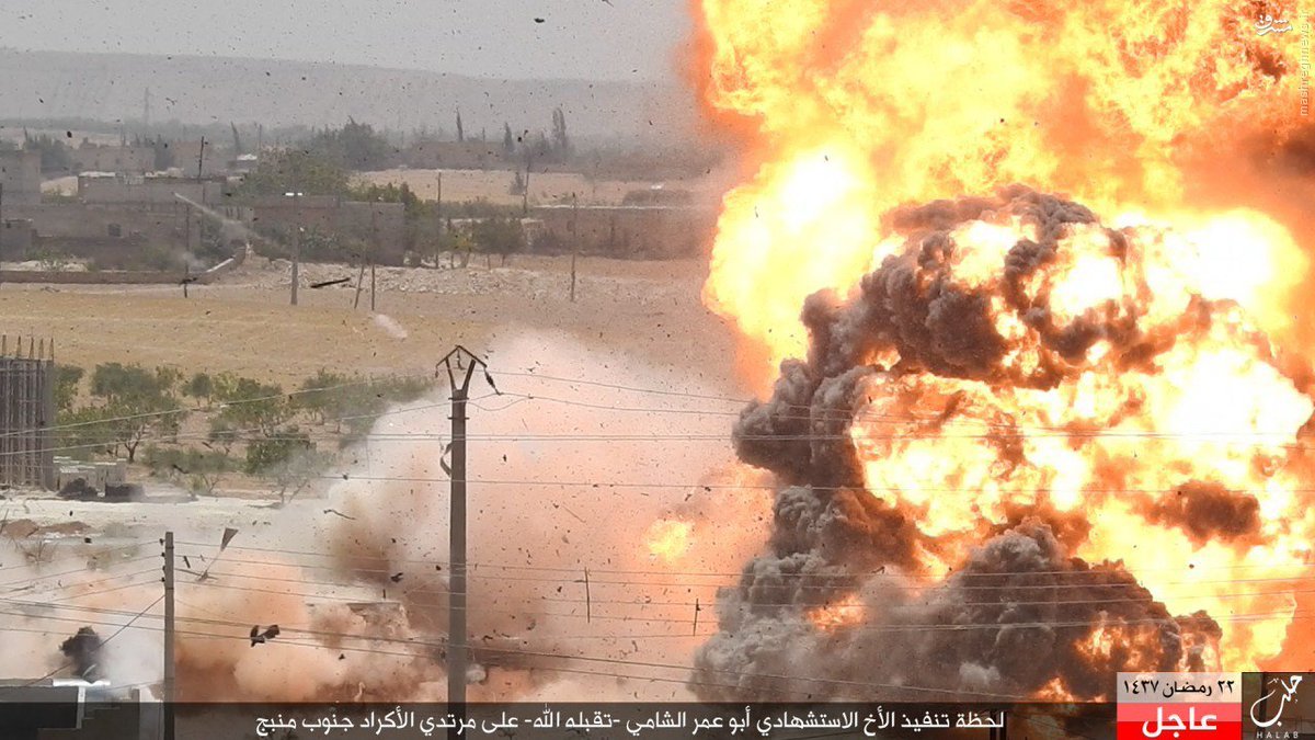 انتحاری داعش علیه کردها در شمال سوریه +عکس