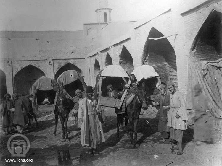 عکس: وسیله حمل مسافر در دوره قاجار