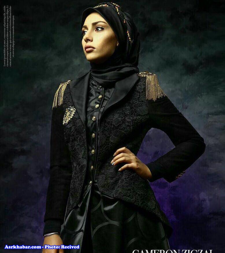 بازیگر جوان ایرانی که مدل لباس شد(عکس)