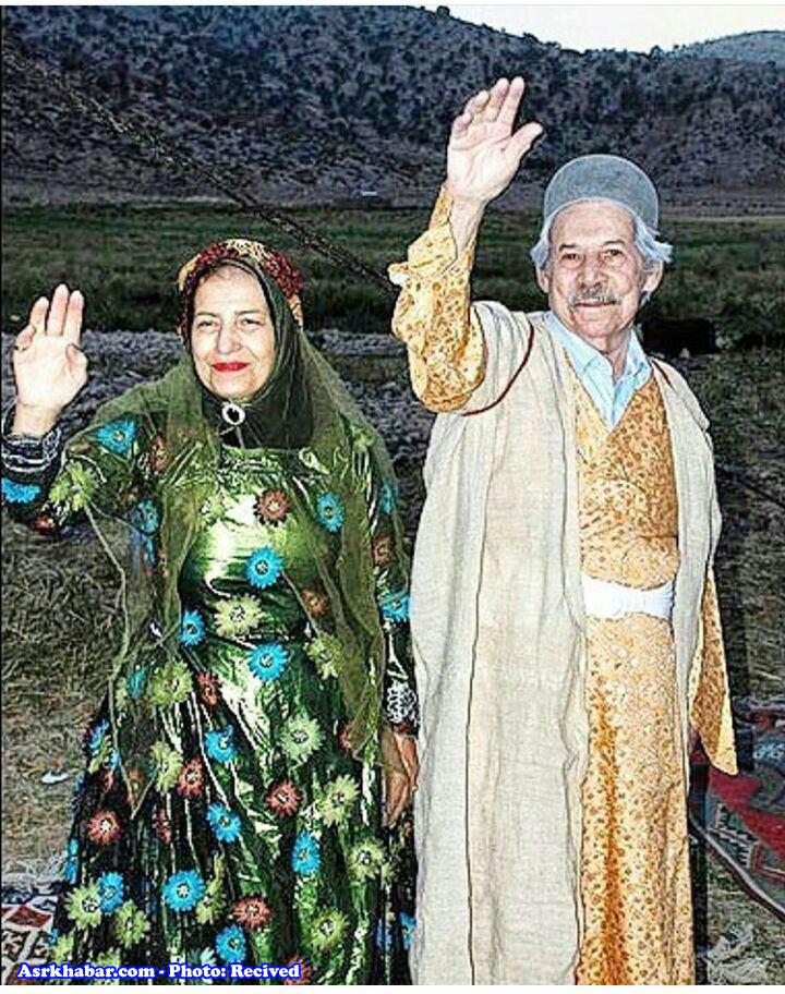 داود رشیدی در لباس محلی لری عکس