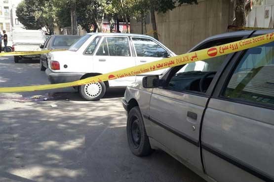قتل با چاقو در خیابان سپیده (عکس)
