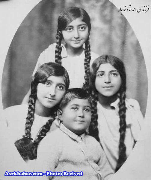 عکس دیدنی از فرزندان احمد شاه قاجار