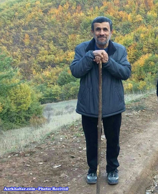 عكس جالب از سفر احمدي نژاد به شمال عكس