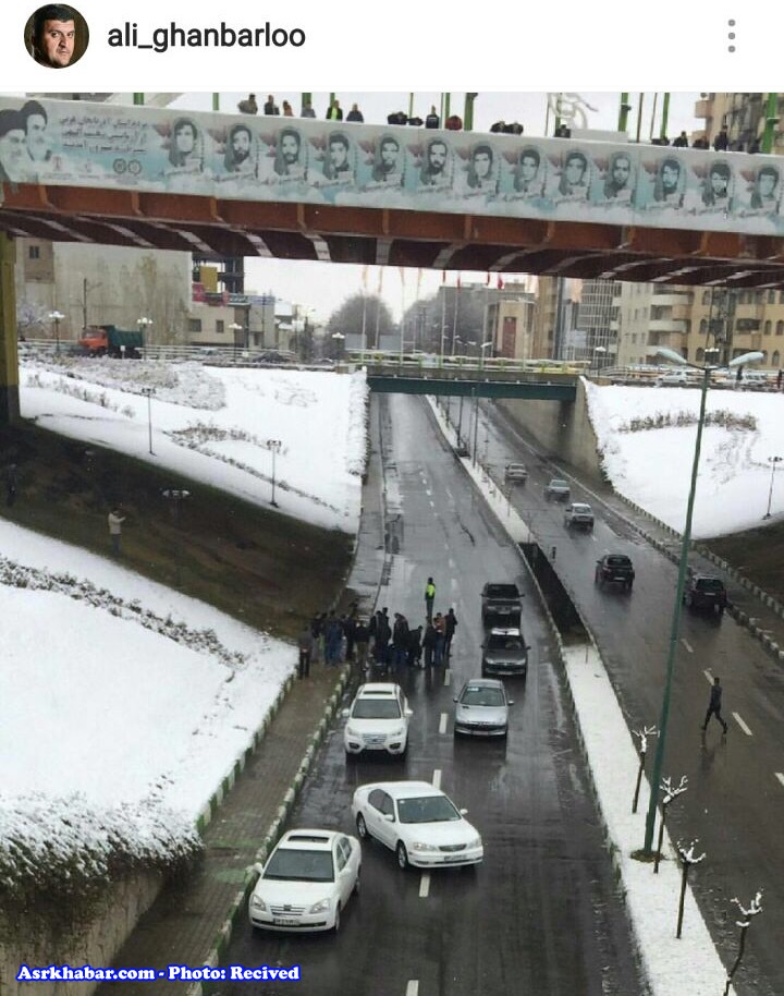 خوكشي دختر جوان از روي پل در اروميه (+عكس)