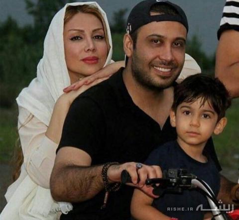 محسن چاوشی و همسر و پسرش سوار بر موتور (+عکس)