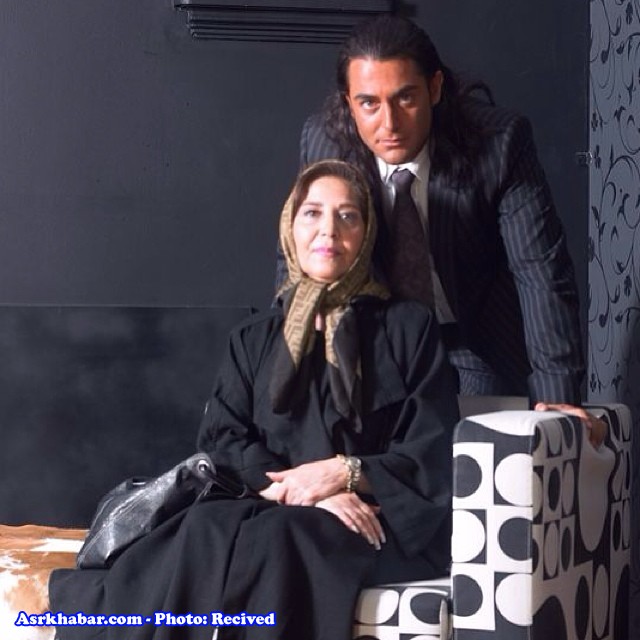 محمدرضا گلزار در کنار مادرش (+عکس)