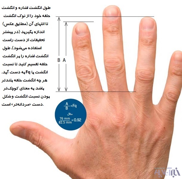 رابطه انگشتان دست با خطر ابتلا به بیماری‌ها