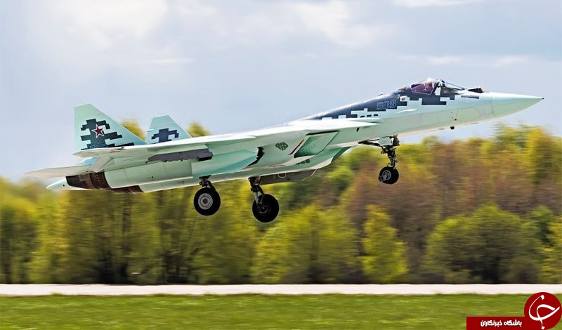 انتشار تصویر بی سابقه از جنگنده تی 50 روسیه(عکس)