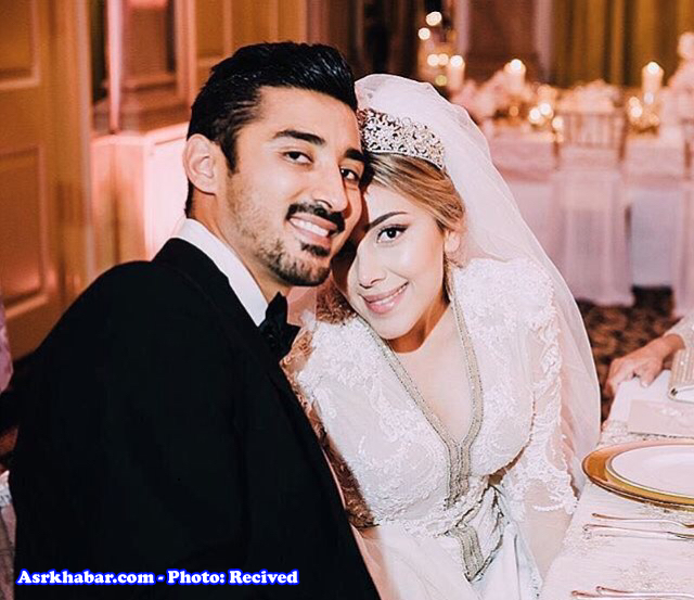 رضا قوچان نژاد و همسرش در مراسم ازدواجشان در هلند (+عکس)