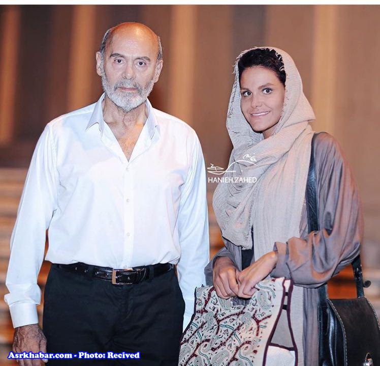 جمشید هاشم پور و دخترش (عکس)