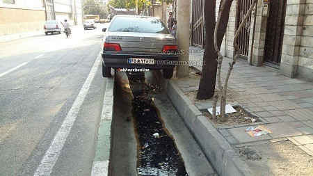 پارک ماهرانه یک راننده ایرانی!(عكس)