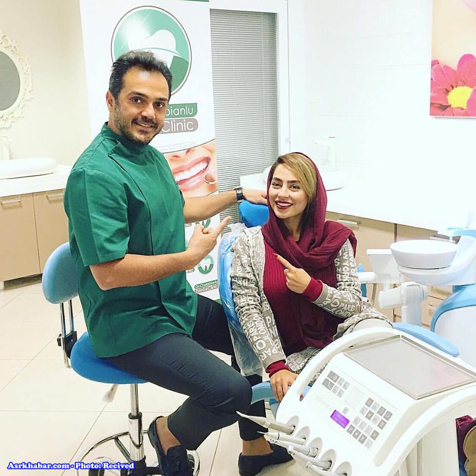 تیپ سمانه پاکدل در مطب آقای دکتر دندانپزشکش! (+عکس)