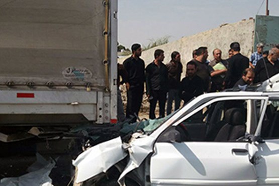 تصادف با دو مصدوم در اصفهان (+عکس)