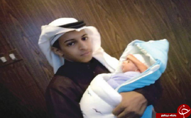 جنجال تولد فرزند جوان‌ترین زوج سعودی (عکس)