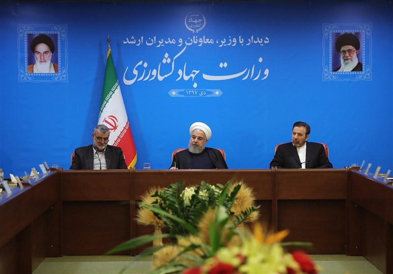 روحانی: دولت تامین امنیت کشاورزی را وظیفه‌ خود می‌داند