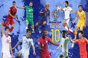سردار آزمون در جمع 10 بازیکن برتر جام ملت‌های آسیا