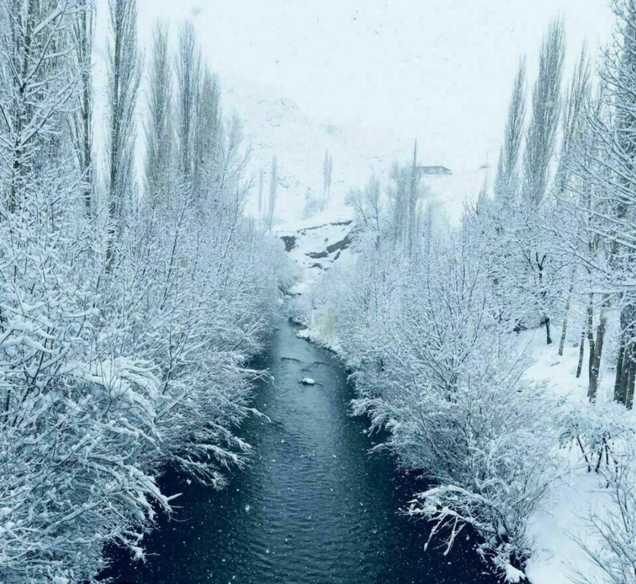 منظره‌ی فوق‌العاده زیبای برفی اردبیل (+عکس)