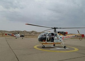 بالگرد اورژانس مادر باردار را نجات داد