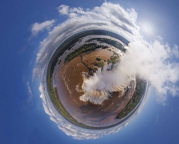 تصویر هوایی360درجه از آبشار ایگواسو (+عکس)