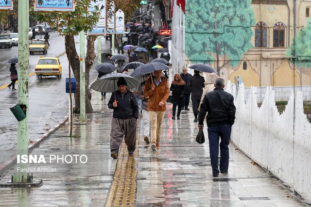ورود سامانه بارشی جدید از شنبه / فردا تهران بارانی می‌شود