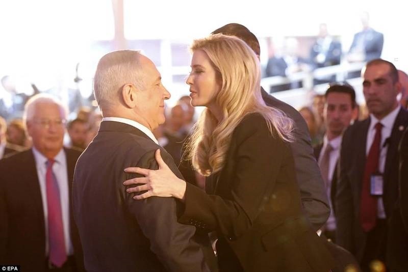 دختر ترامپ در آغوش نتانیاهو! (+عکس)