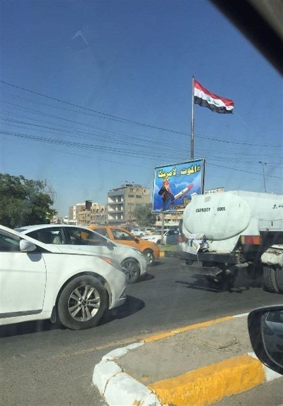 "مرگ بر آمریکا" در خیابانهای بغداد (+عکس)