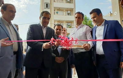 مشارکت بانک ملّی ایران در افتتاح مرکز پرتو درمانی خرم‌آباد لرستان