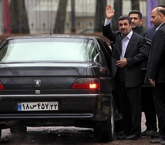 شماره پلاک ماشین احمدی نژاد! (+عکس)