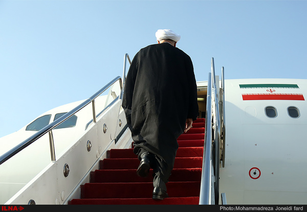 روحانی تهران را به مقصد قزاقستان ترک کرد